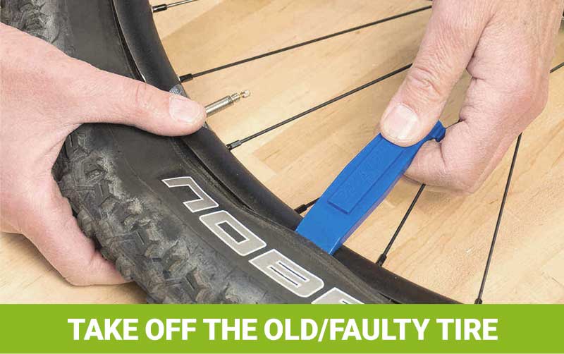 how to change mtb tire