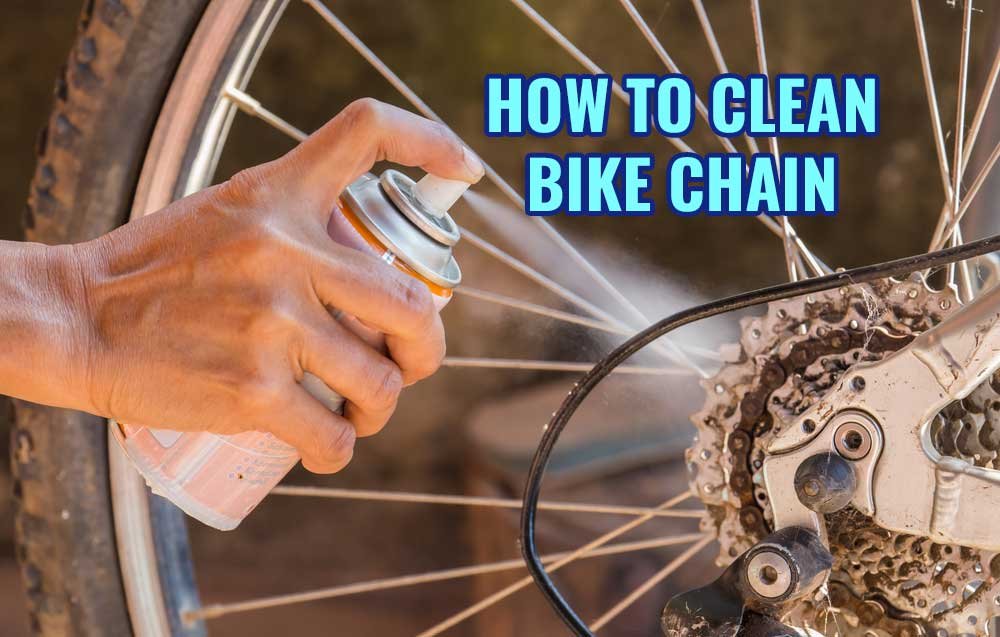 clean bike chain soap and water