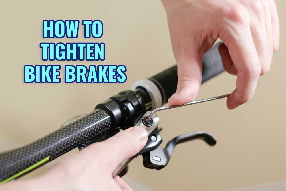 how to tighten up brakes on a bike