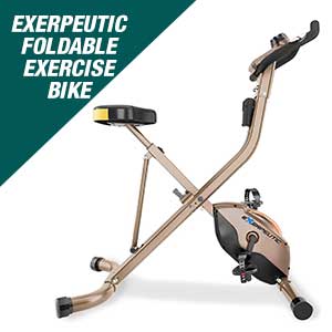 Exerpeutic Foldable Exercise Bike