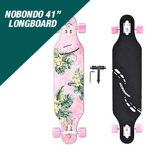 NOBONDO 41 Inch Longboard Skateboard