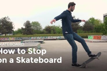 How to Stop on a Skateboard