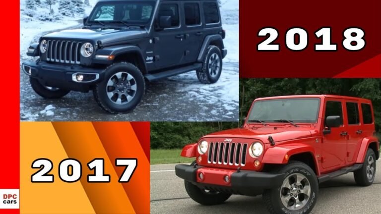 2017 Vs 2018 Jeep Wrangler