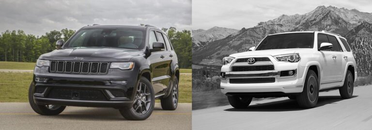 2019 Jeep Grand Cherokee Vs Toyota 4Runner