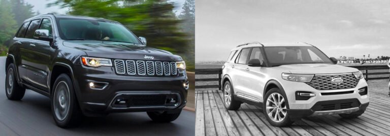 2021 Ford Explorer Vs 2021 Jeep Grand Cherokee