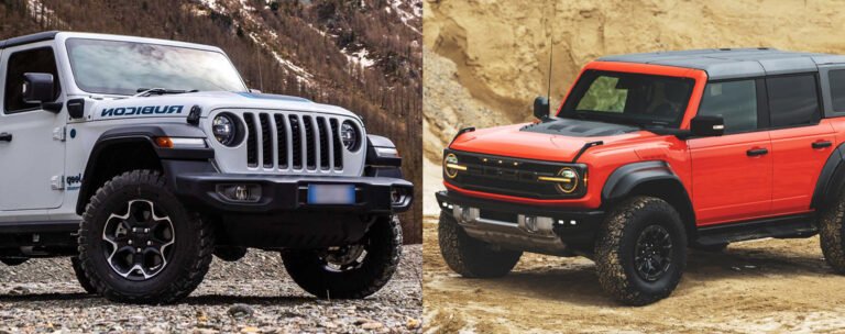2022 Ford Bronco Vs 2022 Jeep Wrangler