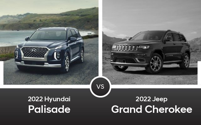 2022 Hyundai Palisade Vs Jeep Grand Cherokee L