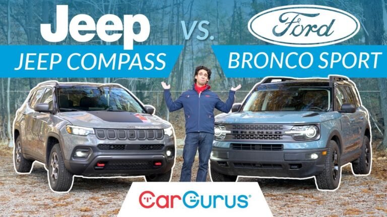 2022 Jeep Compass Vs Ford Bronco Sport