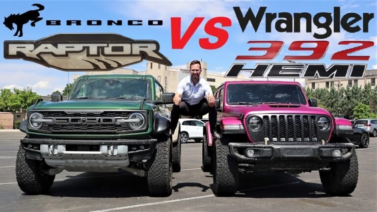 2023 Ford Bronco Vs 2023 Jeep Wrangler