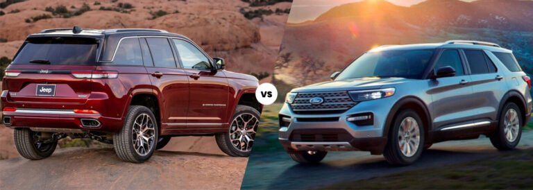 2023 Jeep Grand Cherokee Vs 2023 Ford Explorer