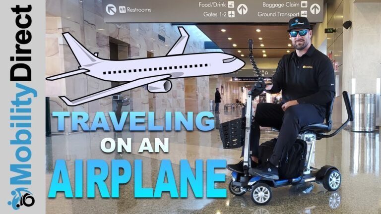 Can You Take A Mobility Scooter On A Plane