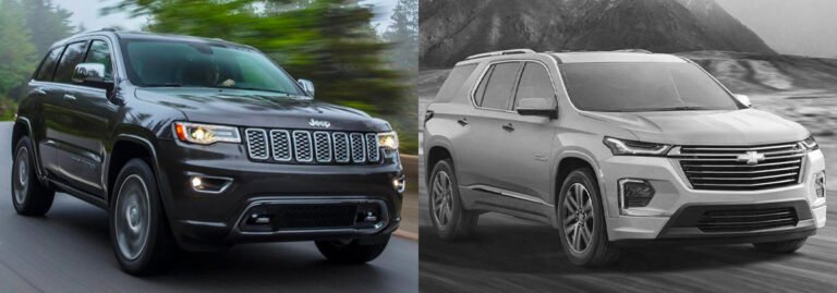 Chevrolet Traverse Vs Jeep Grand Cherokee