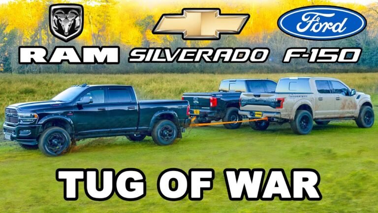 Dodge Ram Vs Jeep Tug of War