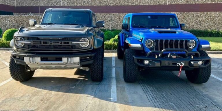 Ford Bronco Raptor Vs Jeep Wrangler 392