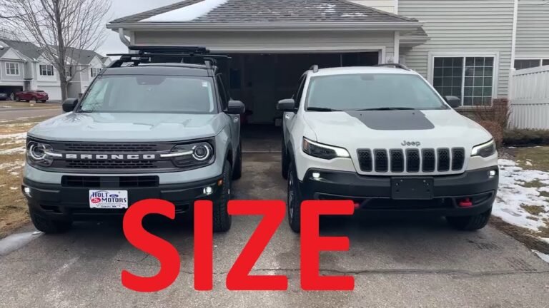 Ford Bronco Sport Vs Jeep Cherokee