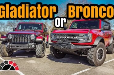 Ford Bronco Vs Jeep Gladiator: Off-Road Showdown