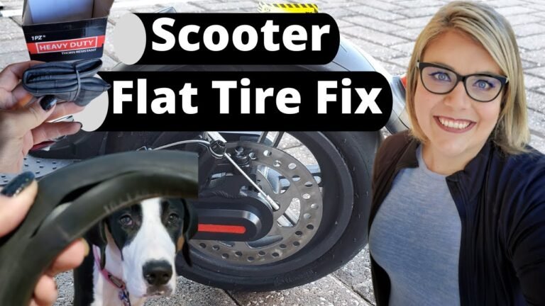 How To Fix A Flat Tire On An Electric Scooter