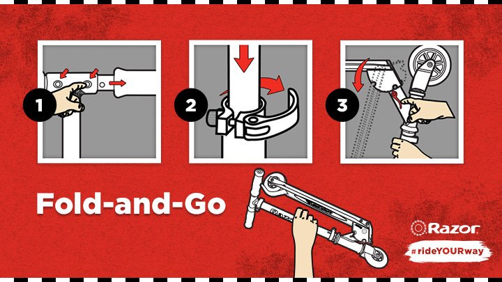 How To Fold A Razor Scooter