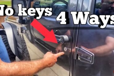 How to Open Jeep Wrangler Door Without Key: Expert Tips