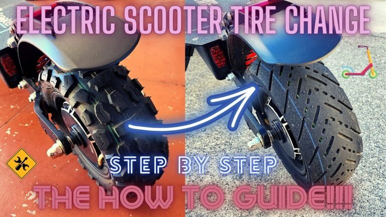 How To Replace A Tire On An Electric Scooter