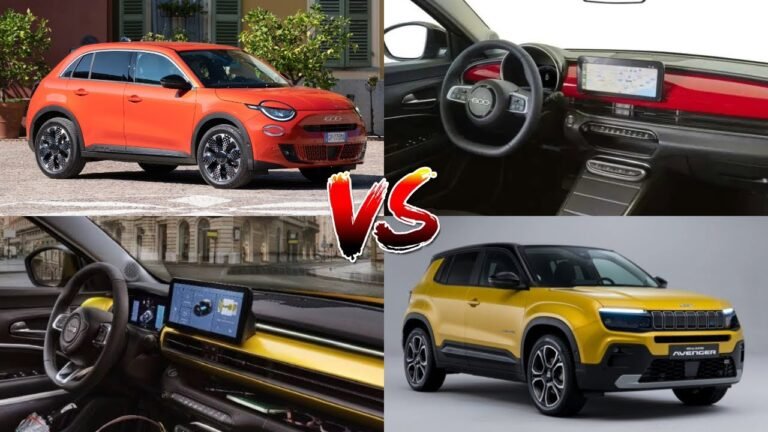 Jeep Avenger Vs Fiat 600E