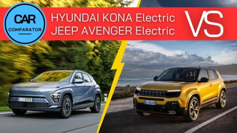 Jeep Avenger Vs Hyundai Kona