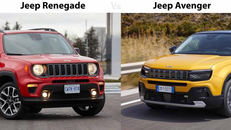 Jeep Avenger Vs Jeep Renegade