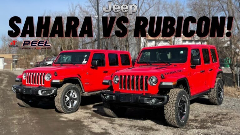 Jeep Sahara Vs Jeep Rubicon