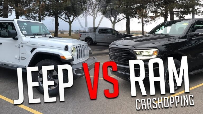 Jeep Wrangler Vs Dodge Ram