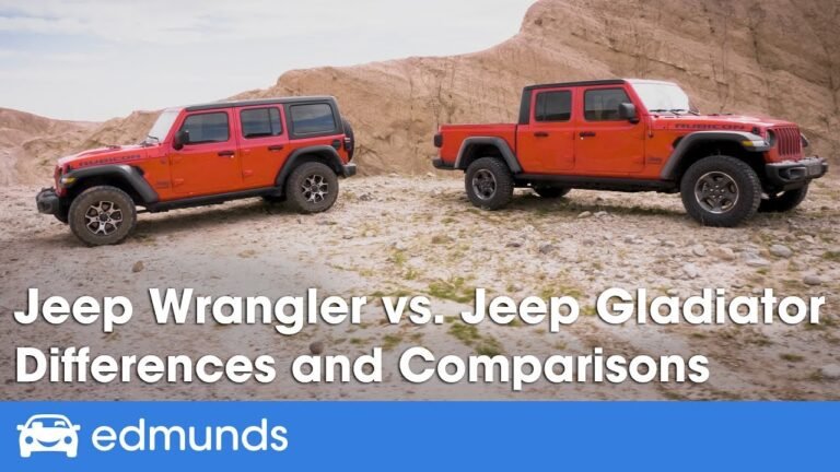 Jeep Wrangler Vs Gladiator