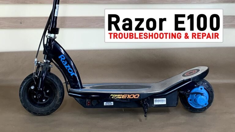 Razor Power Core E100 Electric Scooter Troubleshooting