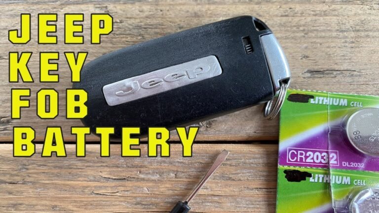 How To Change 2019 Jeep Compass Key Fob Battery