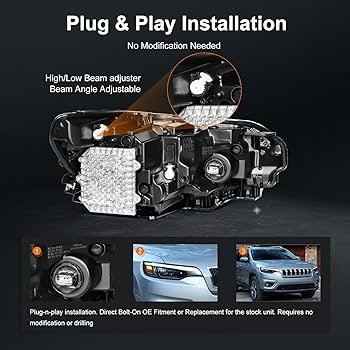 How To Change Low Beam Bulb 2019 Jeep Grand Cherokee