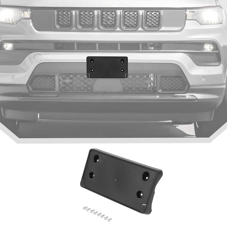 How To Install Front License Plate On Jeep Compass