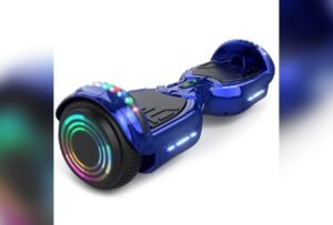 Hoverstar Bluetooth Hoverboard Review: Chrome Blue LED Wheels