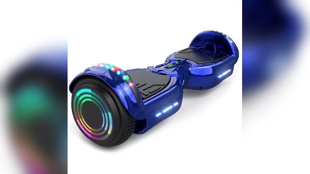 Hoverstar Bluetooth Hoverboard Review: Chrome Blue LED Wheels