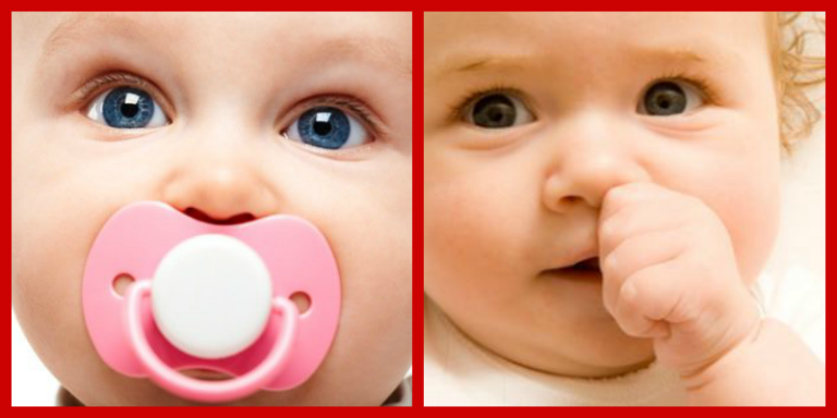 Pacifier Vs Thumb Sucking