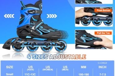 2PM Sports Vinal Girls Inline Skates Review: Flashing Pick