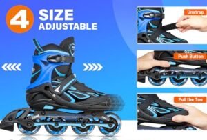 2PM Sports Vinal Girls Inline Skates Review: Flashing Pick