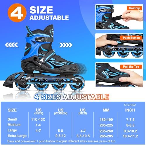 2PM Sports Vinal Girls Inline Skates Review: Flashing Pick