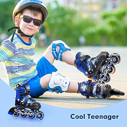 Kuxuan Boys Adjustable Inline Skates Review