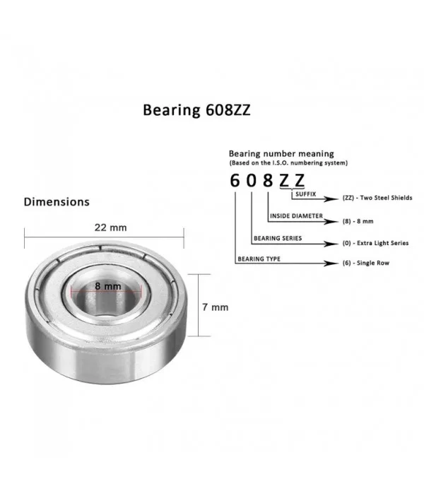 608ZZ bearing cleaning