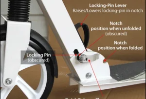 Adult Scooter Folding Joint Squeaking