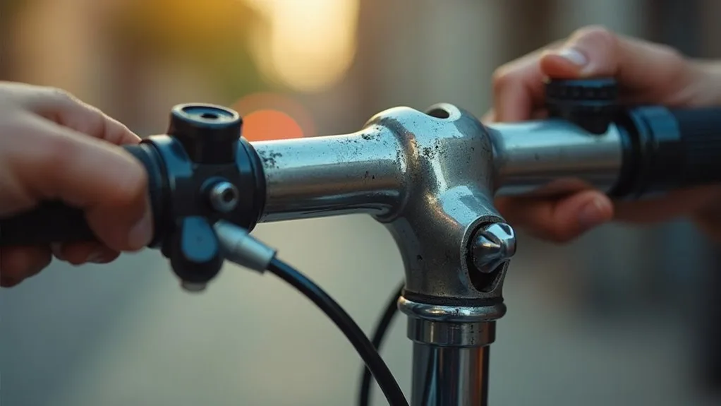 adult scooter handlebar loose