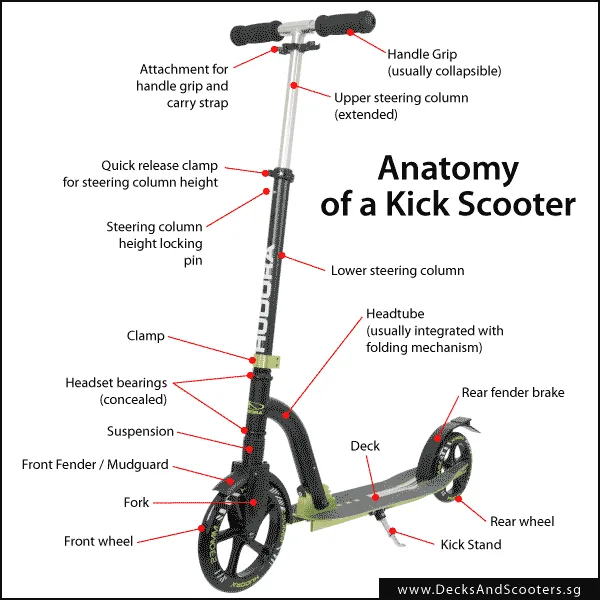 adult scooter rattles while riding
