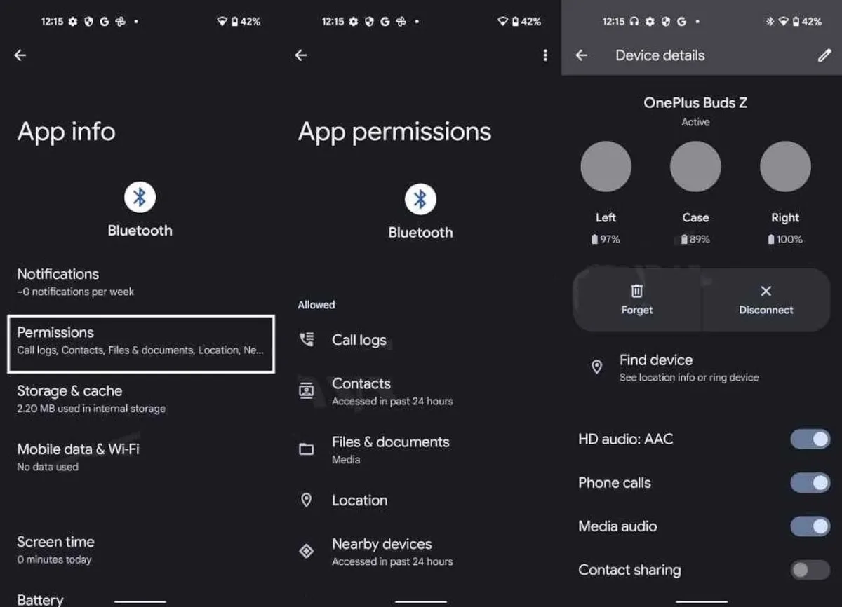 Apollo smartphone app permissions