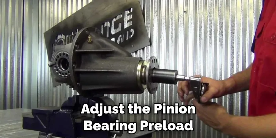 Bearing preload adjustment