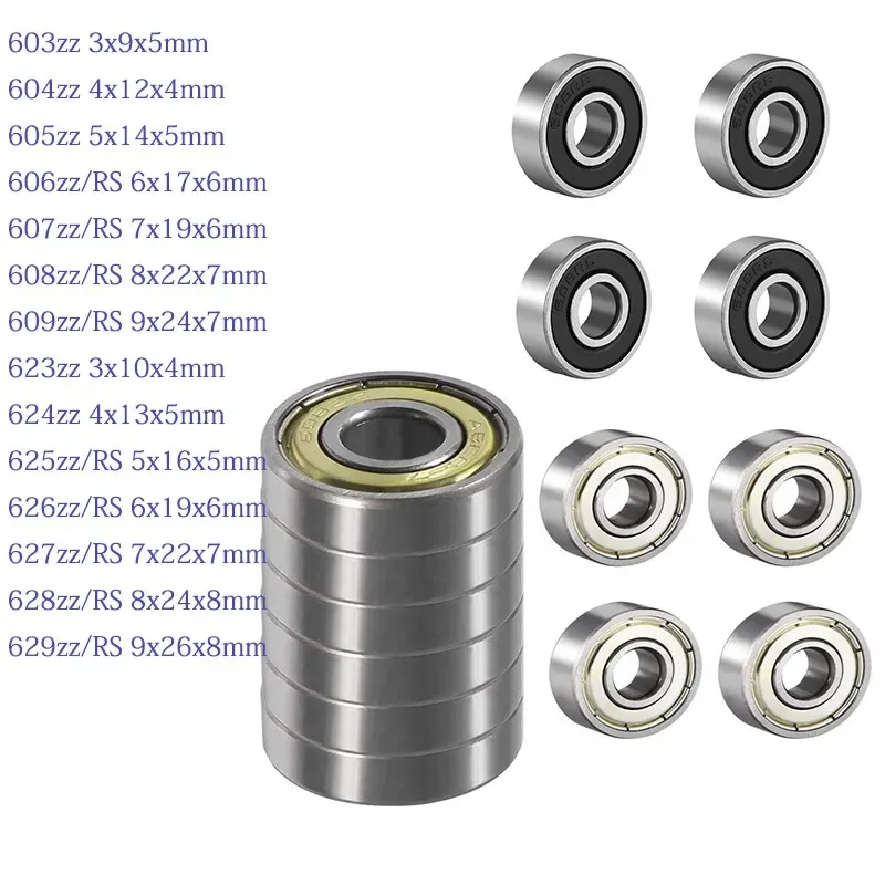 bearing sizes and replacement specs