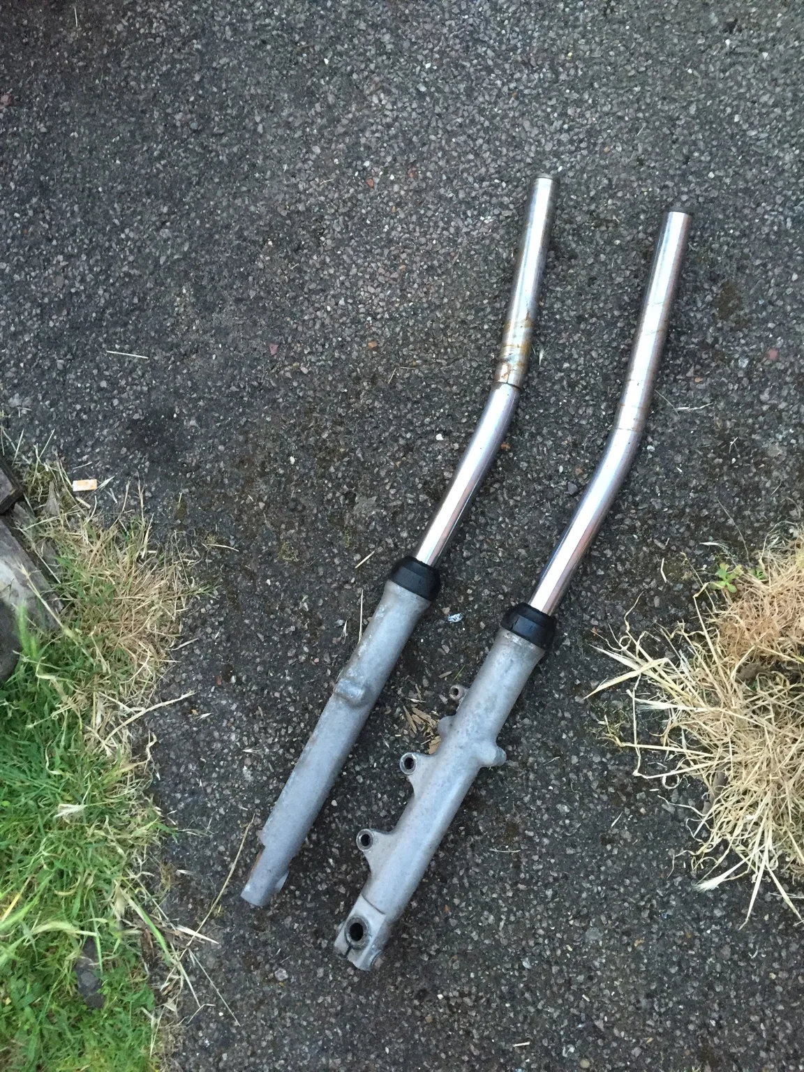 bent scooter fork
