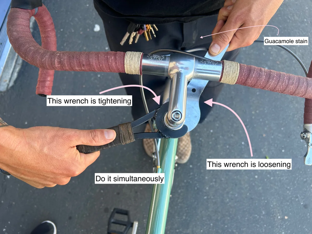 bicycle headset adjustment